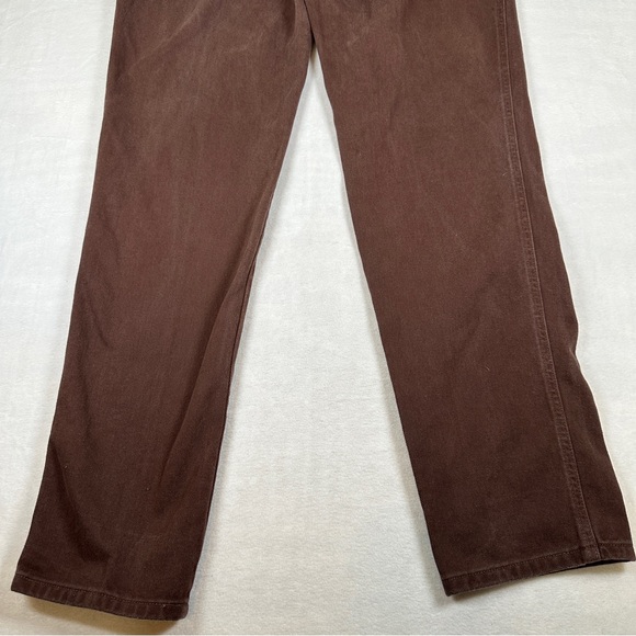 Rocky Mountain 90s western mom jeans high rise cowgirl Brown Denim bareback - Picture 10 of 12